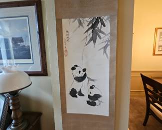 Chinese vertical ink painting