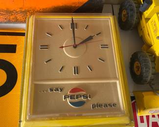 Pepsi wall clock