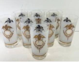 Vintage Federal frosted Glasses