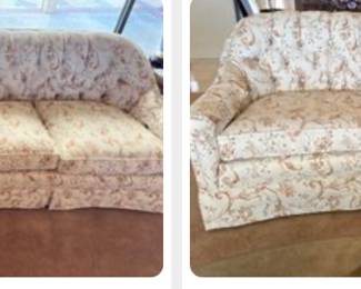 Beautiful Sofa and Loveseat