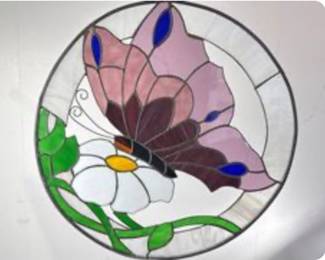 Butterfly Stained Glass