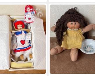 Vintage Dolls and Cabbage Patch Kids