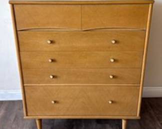 MCM Kent-Coffey 4 Drawer Tall Boy Dresser