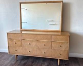 MCM Kent-Coffey Dresser and Mirror