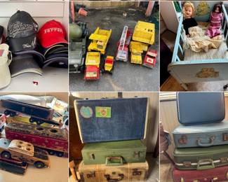 Vintage die cast Tonka trucks & vintage toys