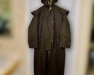 The Original Swandray SM Waterproof Duster Coat - New Zealand Heavyweight Western Outdoor Garment w/ Wool Lining