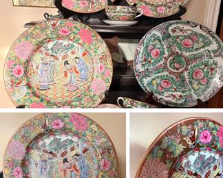 Vintage Rose Mandarin, Rose Famille, etc.