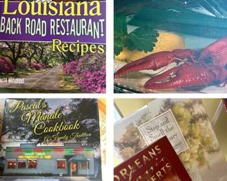 A sampling of Louisiana cookbooks!