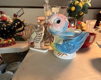 Geo. Lefton Bird Cookie Jar