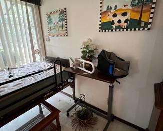 Side Table for hospital bed