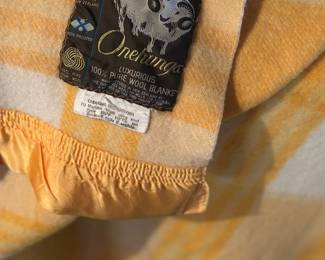 Onehunga Woolen Mills 100% pure virgin wool blanket, New Zeeland 
