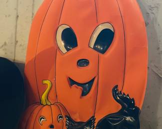 Vintage Halloween decoration 3D Vacuform plastic wall hanging