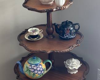 3 tiered tea table ( dumb waiter table) 