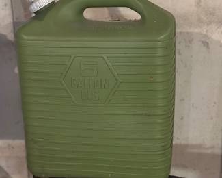 Vintage plastic water container 