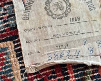 Hand Woven oriental rug 