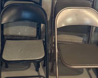 Vintage folding chairs 