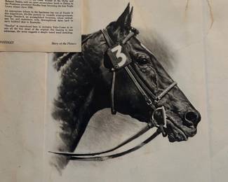 'Needles' 1956 Kentucky Derby print 