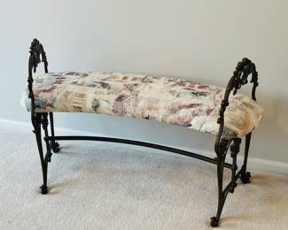 Cast iron bench 