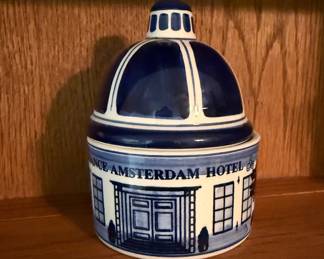 Delft Blue Ceramic Lidded Box Renaissance Amsterdam Hotel