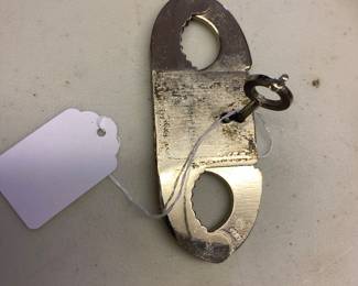 Antique thumb cuffs. 