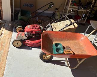 Wheelbarrow sold after I took this picture.  Didn’t remember to retake the picture.  