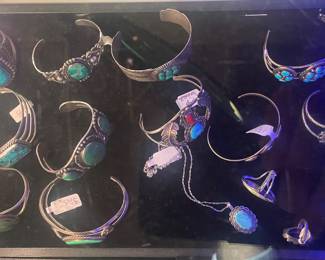 Turquoise / Sterling Native American  Jewelry