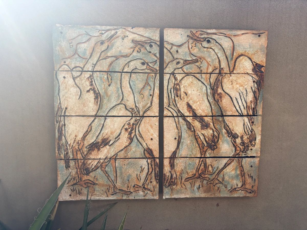 Priscilla Hoback - Outdoor Glazed Mural 1 of 2