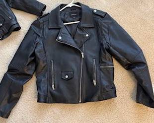 Members ONLY - Size L Leather Jacket