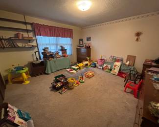 Vintage furniture and toys 