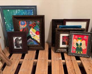 Assorted Artwork + Frames