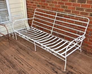 Vintage Wrought Iron Outdoor Furniture