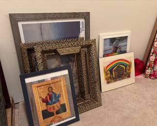 Assorted Artwork + Frames