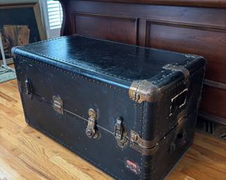 Vintage Wardrobe Steamer Trunk
