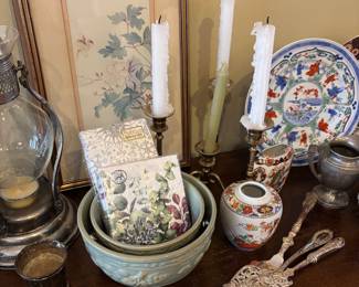 Vintage Decor China Silverplate