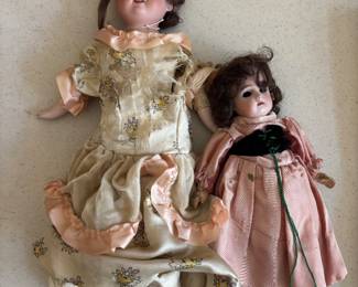 Antique German Bisque Dolls