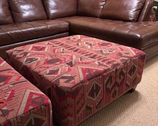 Fun oversized Ottomans