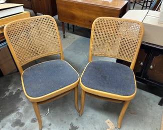 We have four of these chairs.  One of them has damage on the cane back.