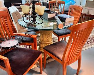 Two sets of 6 or twelve quality chairs 