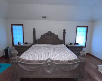 Fill that room with this marble top bedroom set/ or pieces 