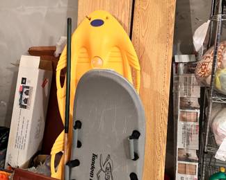 Snow + sled = fun - happy tired kids 