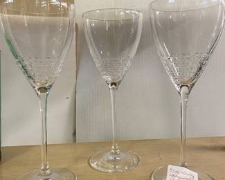Vera Wang tall stemware 