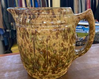 Vintage pottery pitcher