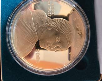 Large Sacagawea silver coin