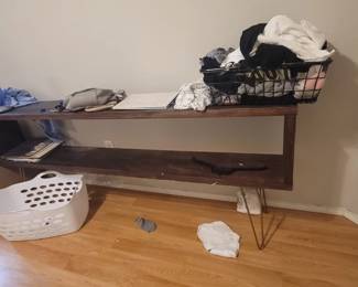 Custom record album shelf