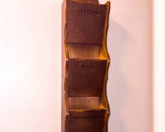 Vintage Mail Organizer