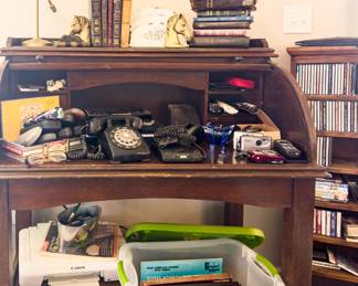 Vintage Roll-top Secretary Desk