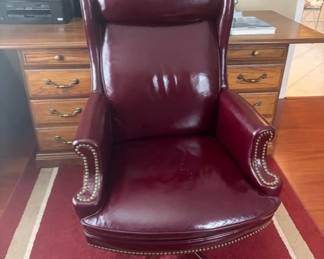 leather desk chair