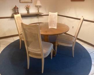 breakfast table and chairs
