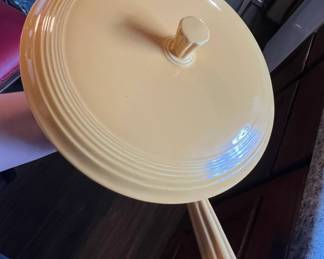 FiestaWare Yellow Casserole Dish with Lid