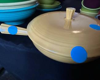 Fiesta Ware French Covered Casserole Dish in Yellow